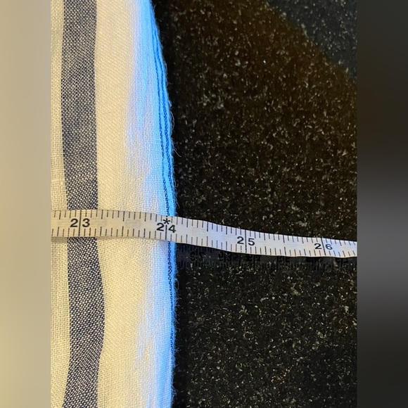 Rails Adora  Midi Stripped Linen Blend Dress/ white -smoke Blue/SZ.XL Women’s - Picture 12 of 15